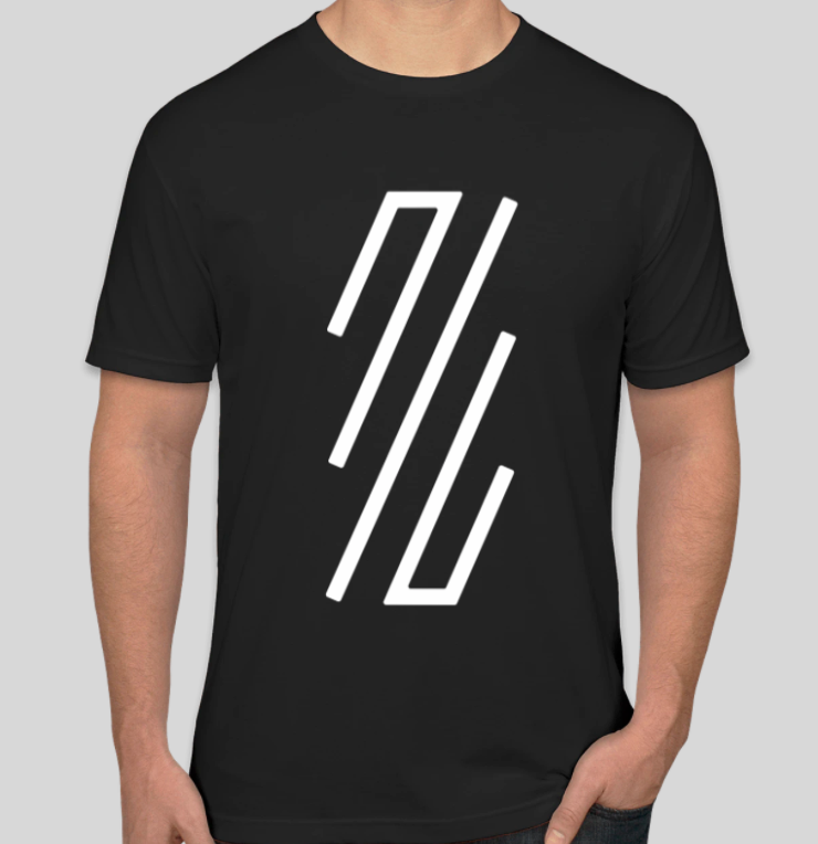 Black Tee Big Logo (Tri-Blend)